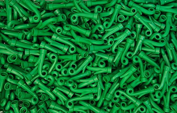 LEGO PLANTS STEM LIGHT GREEN GRASS LEAF 15279 Bright Green 100 pcs
