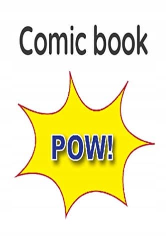 Comic book: Draw your own comics with this blank comic book. Size 6×9, 100