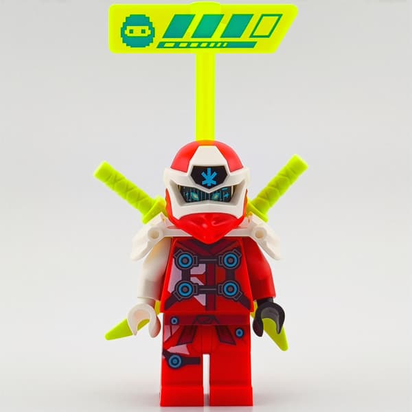 Lego Ninjago Figure – Kai – Digi Kai, Digital Kai – njo0568