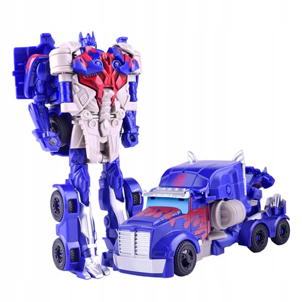 Deformable Robot Toy Model with Articulated Joints and Transformable Car Design – Blue