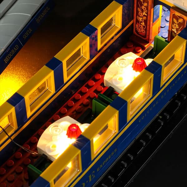 Lighting set for the LEGO Ideas Orient Express Train 21344