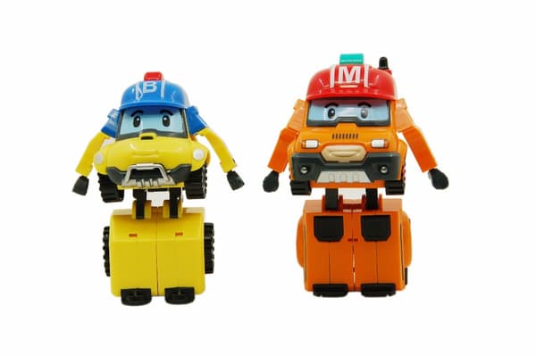 ROBOCAR FIGURES SET ROY POLI by Mark Buck