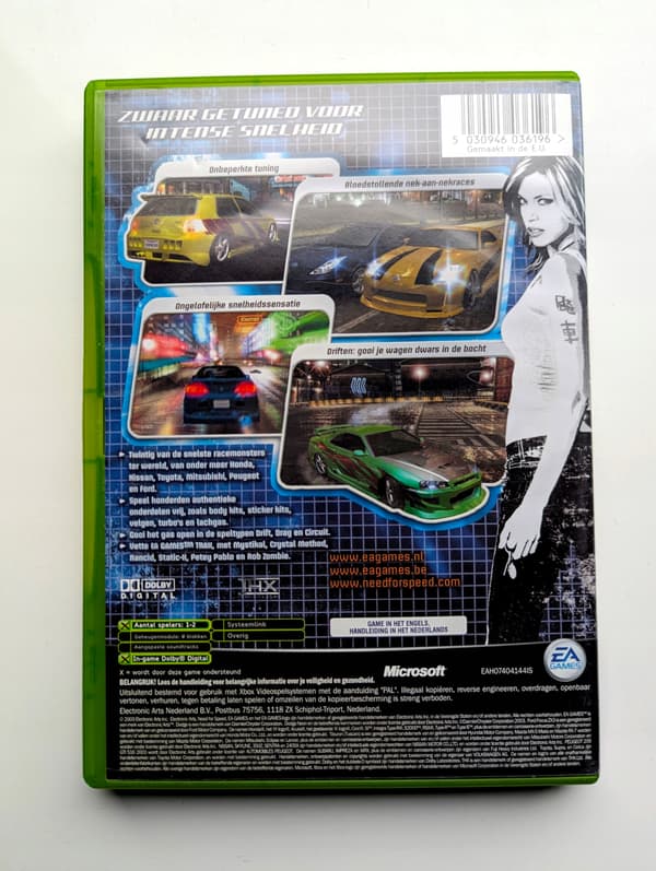 *** NEED FOR SPEED UNDERGROUND XBOX CLASSIC ***