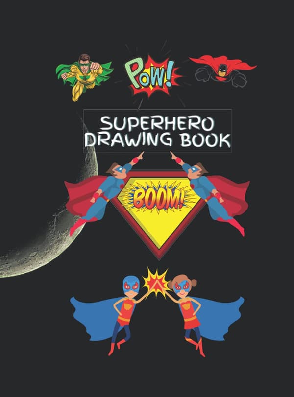 Superhero Colouring Book