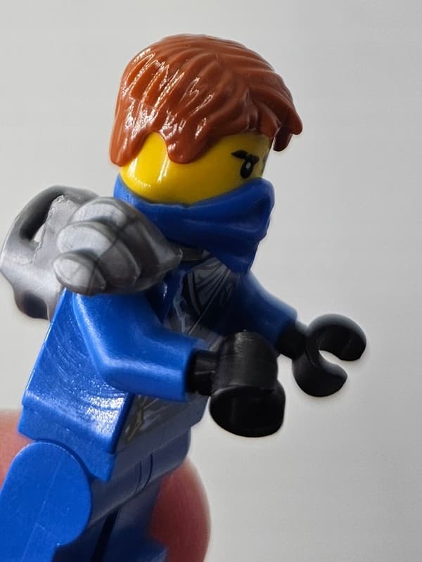LEGO NINJAGO minifigure njo0103 njo103 Jay (Techno Robe) DEFECT /