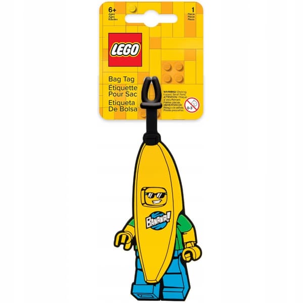 Lego Banana Luggage Tag