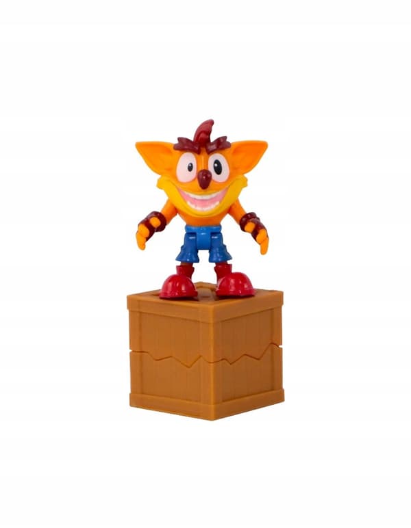 CRASH BANDICOOT / ORIGINAL BOULDER DASH FIGURINE / FOR CHILDREN / AS A GIFT