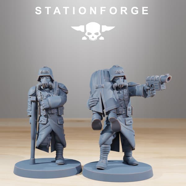 GrimGuard Casualties – Station Forge – 3D-utskrift