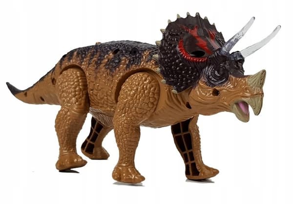 BATTERY-POWERED TRICERATOPUS DINOSAUR