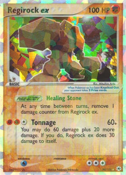 Pokemon Regirock ex