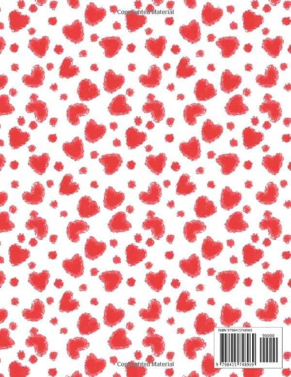 Valentine’s Day gift notebook – ‘Lovely Moment’ Notes: 8.5"x11" ruled/lined: :