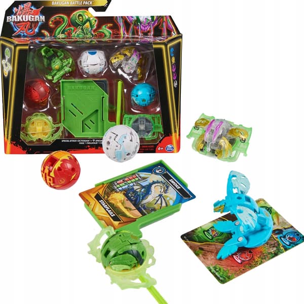 BAKUGAN SPECIAL ATTACK OCTOGAN SPECIAL ATTACK SPIDRA 5-PACK