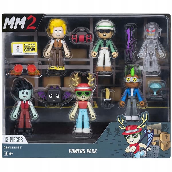 Roblox Powers Pack Figures Set of 6 Figures + Online Code – Genuine