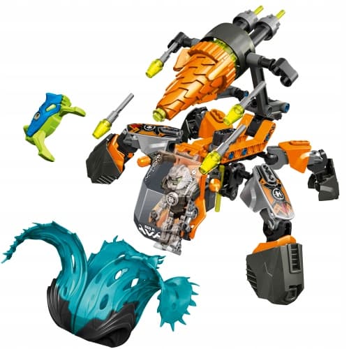 LEGO Hero Factory 44025 Bulka’s Drilling Machine + Building Instructions