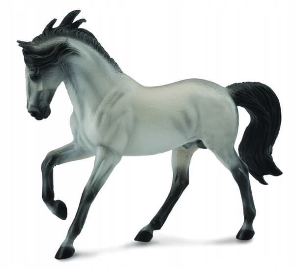 GREY ANDALUSIAN STALLION [FIGURINE]