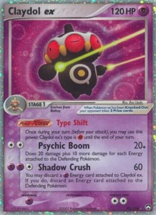 Pokemon Claydol ex