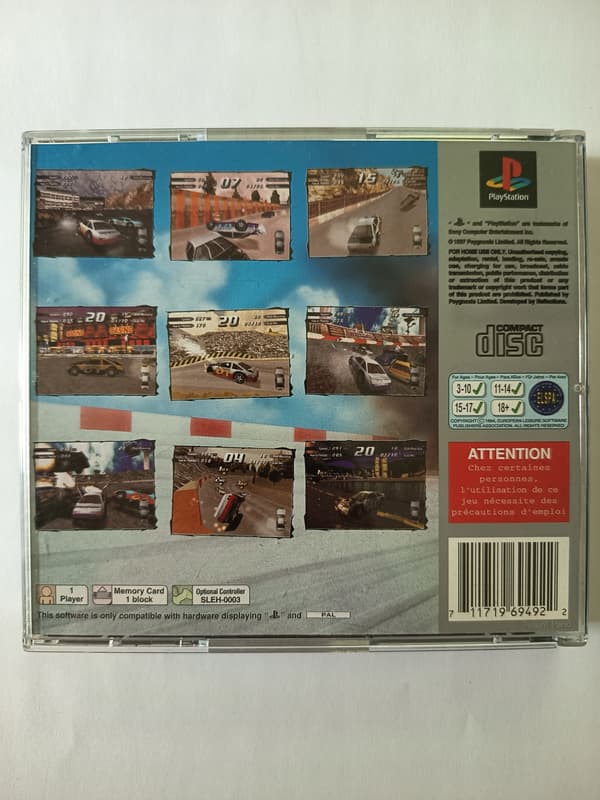 Destruction Derby 2 Platinum PlayStation (PSX) 3XA complete set
