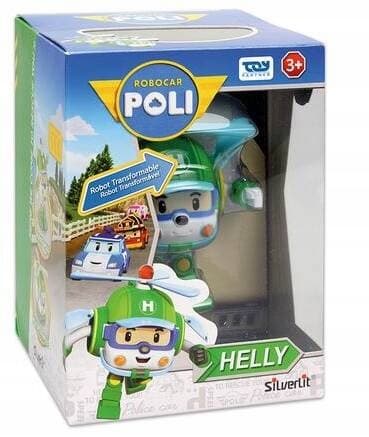 ROBOCAR POLI HELLY TRANSFORMING ROBOT VEHICLE 2-IN-1 FIGURINE