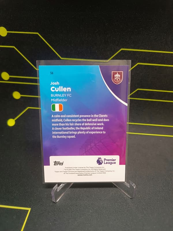 Topps Premier League 2026 – Josh Cullen – 025/250 – Numbered