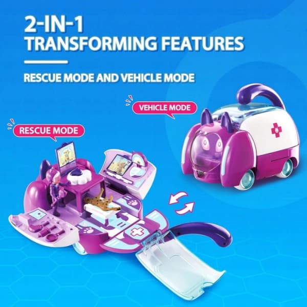 Spin Master PETRONIX Transformable Pet Figurine with Emma Figurine