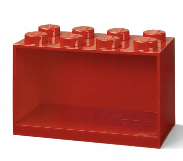 LEGO brick-shaped shelf 41151730, red