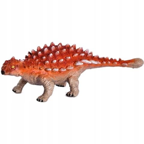 Hand-painted Ankylosaurus figurine by Mideer