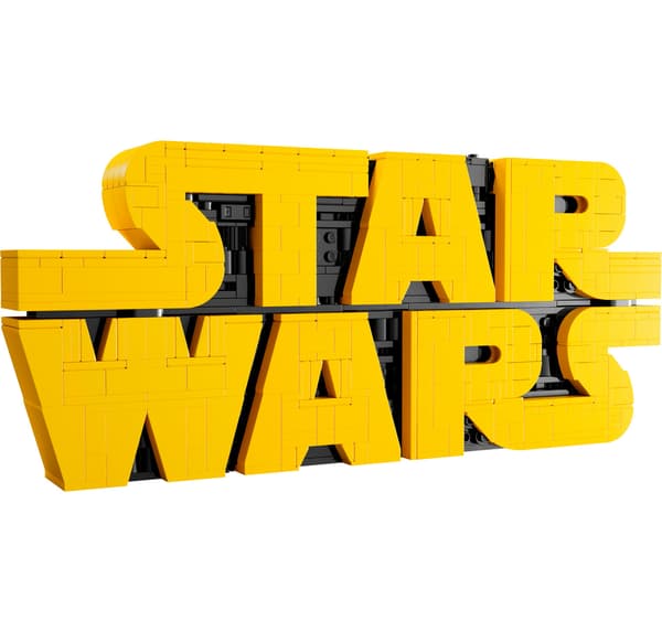 LEGO Star Wars 75407 Star Wars Logo made from bricks