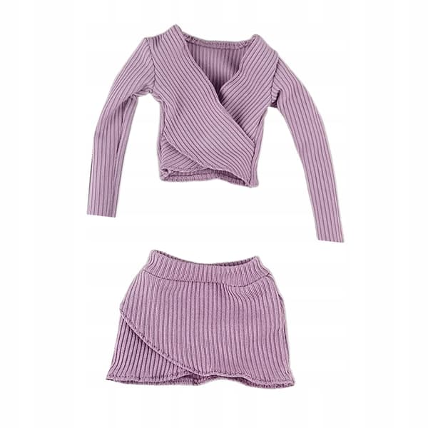 1:6 Scale Basic Crop Top Costume, Women’s Figure, purple