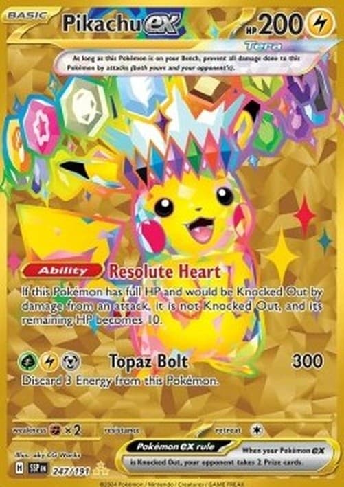 Pokemon Pikachu ex