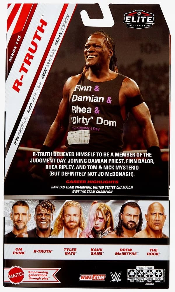 MATTEL WWE Elite R-Truth Figure