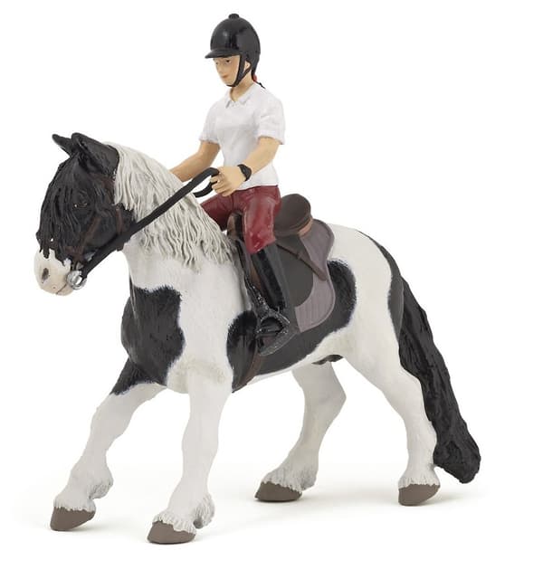 PONY WITH A SADDLE [FIGURINE]