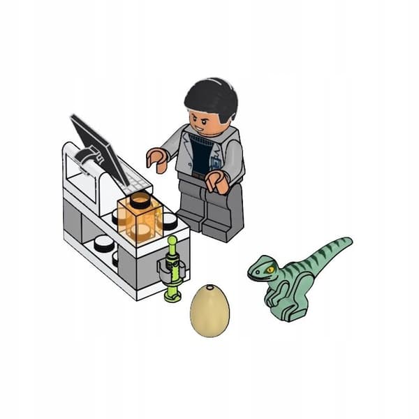 LEGO JURASSIC WORLD Dr Wu’s Dinosaur Laboratory