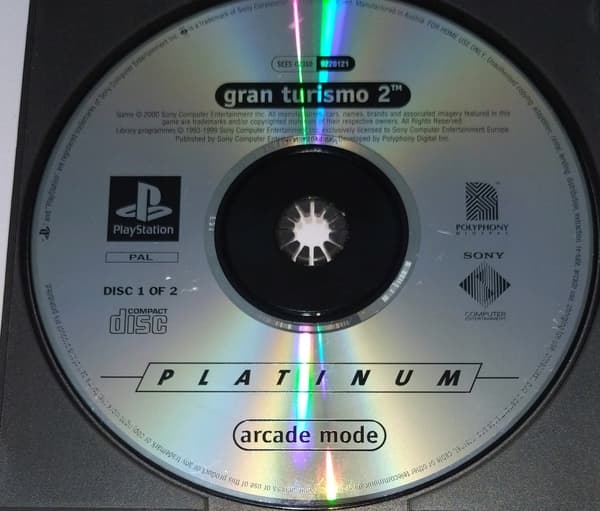 Gran Turismo 2 for PlayStation (PSX) – ARCADE MODE DISC ONLY