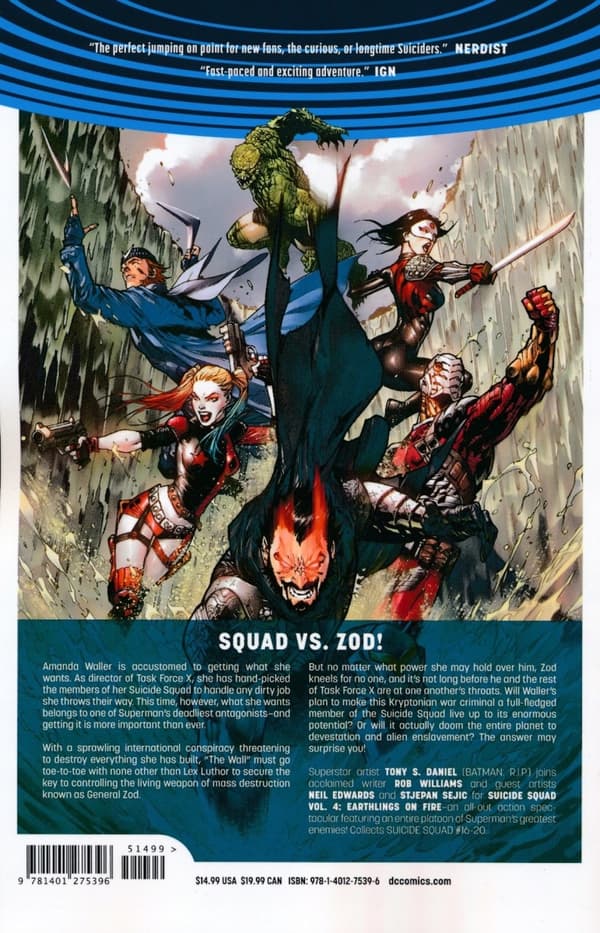 TD2 SUICIDE SQUAD VOL 04 EARTHLINGS ON FIRE SC