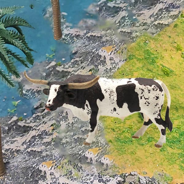 Collection of cow figurines Statue Learning Educational toy Simulation Farm