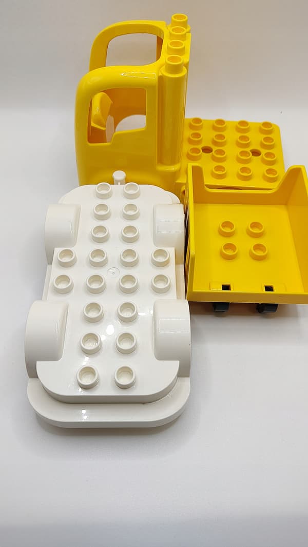Lego Duplo tipper lorry building blocks