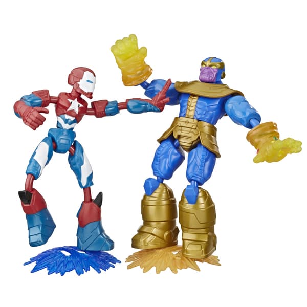 Marvel Iron Patriot Thanos 15cm Bend Hasbro E9197