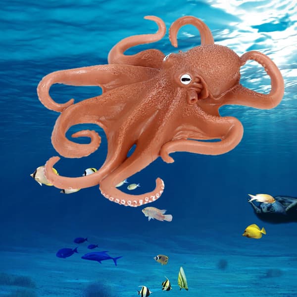 Realistic animal figurines – Desktop creatures – Orange B
