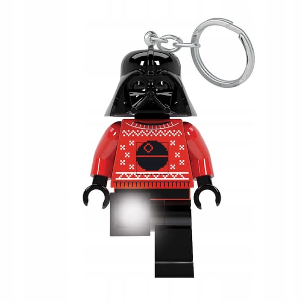 LEGO keyring with a Star Wars Darth Vader torch