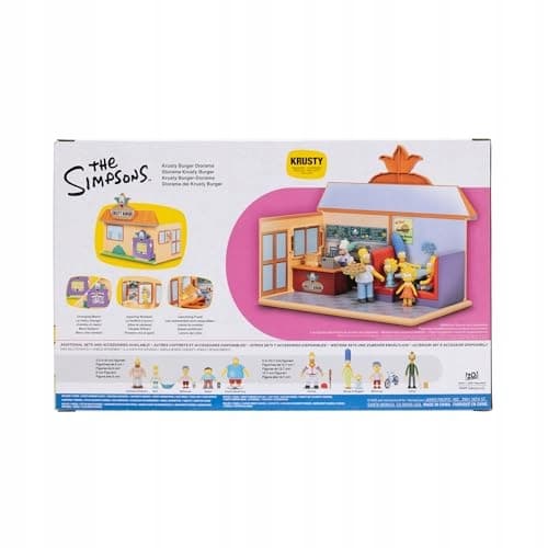 Jakks Pacific The Simpsons Krusty Burger play set, 6 cm, accessories