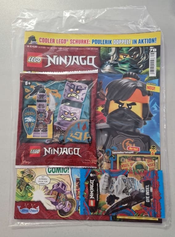 LEGO Ninjago PoulErik 892178, including a magazine