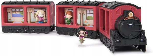 Harry Potter Hogwarts Express Train with 3 Micro Moments Figures Set