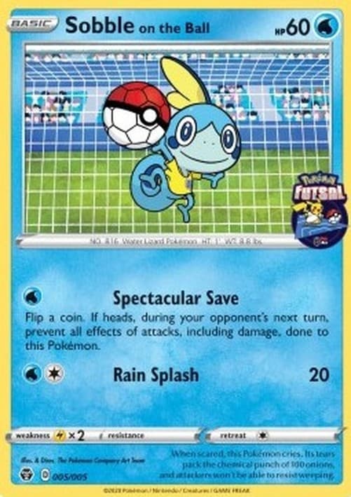 Pokemon Sobble on the Ball