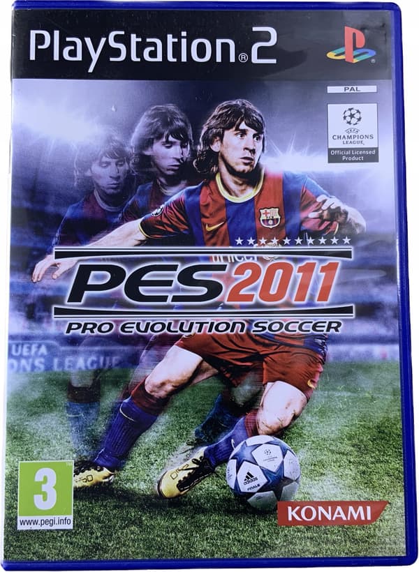 PES 2011 PRO EVOLUTION SOCCER – perfect disc – complete PS2 set
