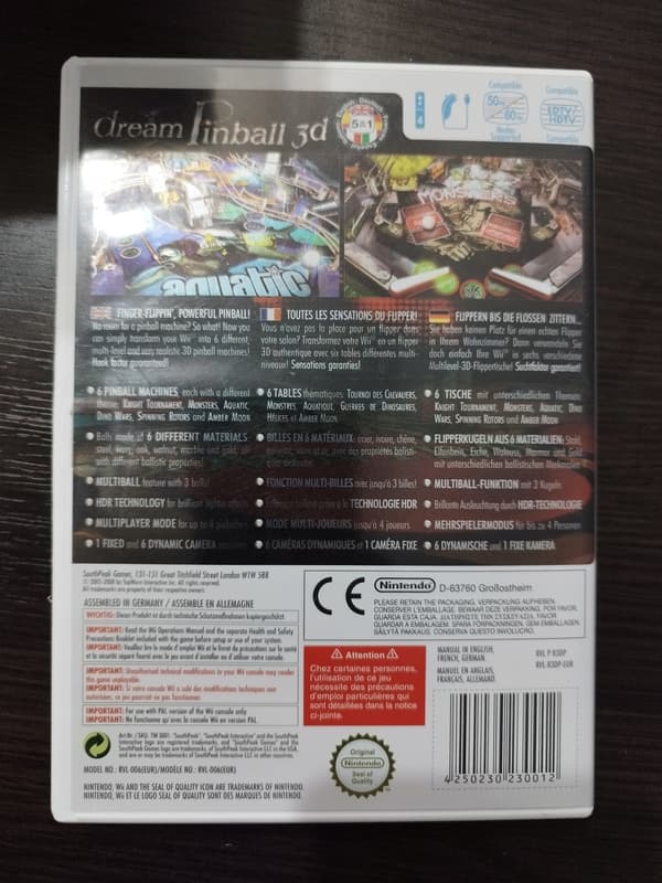 Dream Pinball 3D for Nintendo Wii