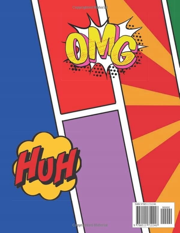 Blank Comic Book: Draw Your Own Comics – Comic Book Template Size (8.5" x