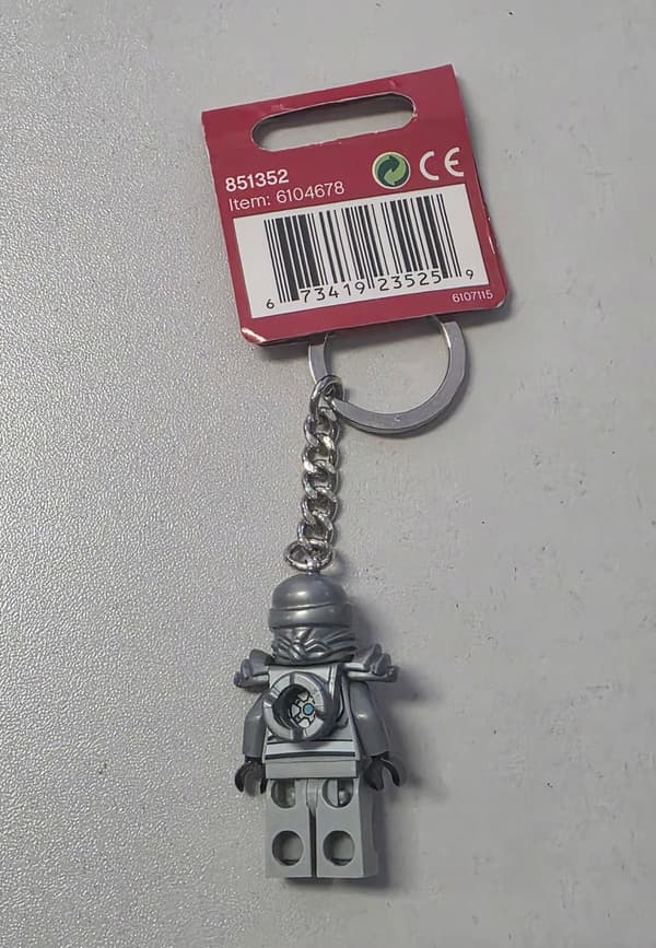 LEGO 851352 NINJAGO Titan Zane Keyring