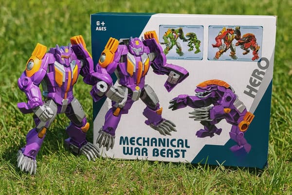 TOY: 2-in-1 Transformer Robot that transforms into a mechanical BESTIOBOT, 20 cm