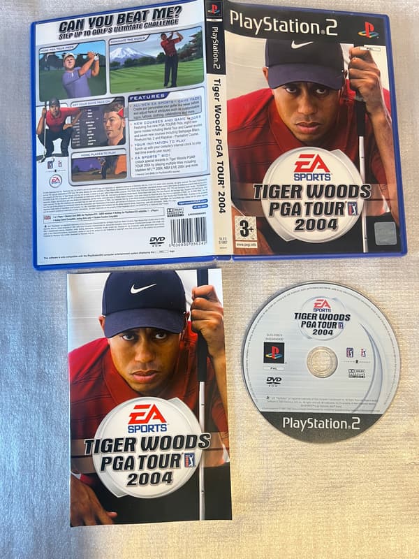 TIGER WOODS PGA TOUR 2004 PS2 FIRST EDITION