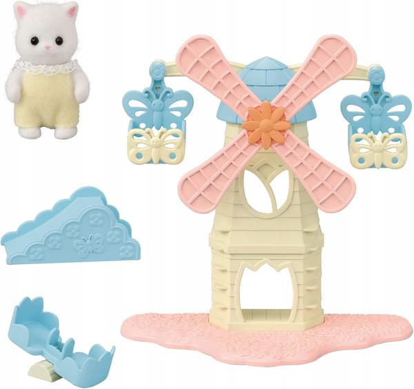 Sylvanian Families Windmill with Carousel Figurine 5526